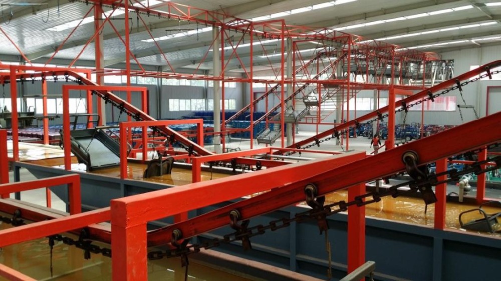 電動(dòng)車(chē)車(chē)架電泳自動(dòng)線